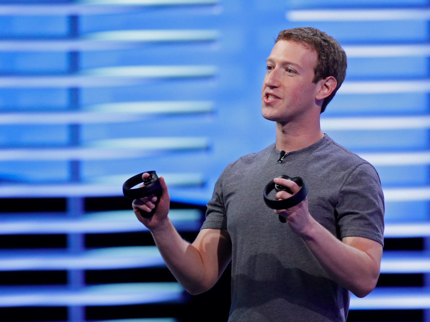 Mark Zuckerberg United States Facebook F8 Oculus Rift Virtual Reality Headset PNG