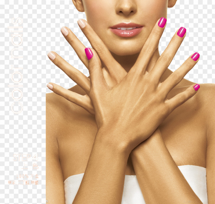 Nail Model Polish Manicure Cuticle Beauty PNG