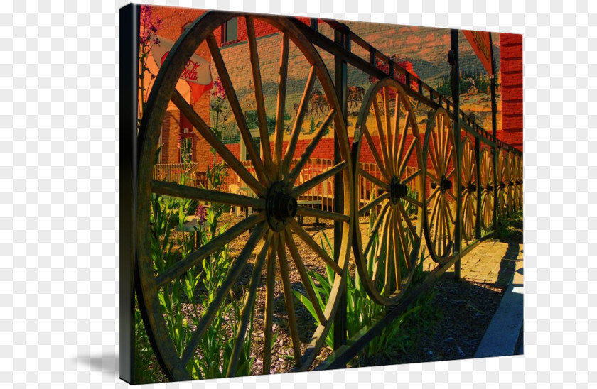 Old West Gallery Wrap One Step At A Time Photography Canvas Art PNG