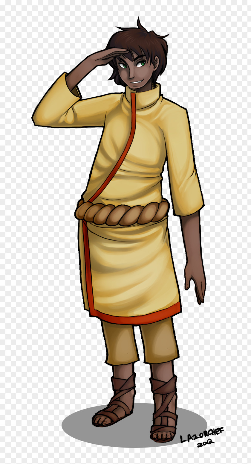 Ati Watercolor Costume Illustration Human Boy Cartoon PNG