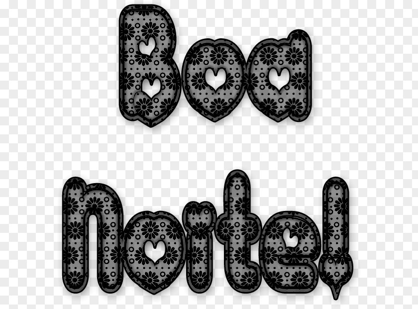 Boa Noite Silver White Font PNG