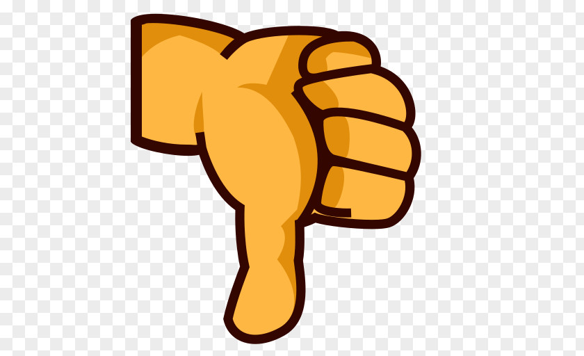 Emoji Thumb Signal Gesture Clip Art PNG