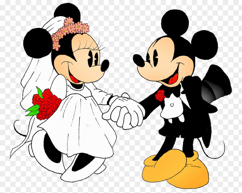Mickey Minnie Mouse Wedding Invitation The Walt Disney Company PNG
