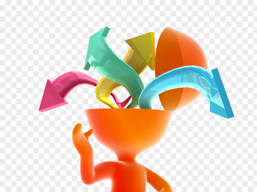 Orange Doll 3D Computer Graphics Illustration PNG