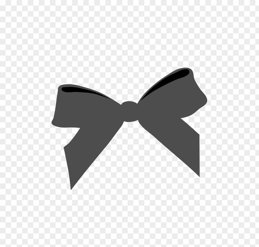 Black Bow Cartoon Ribbon And Arrow Clip Art PNG