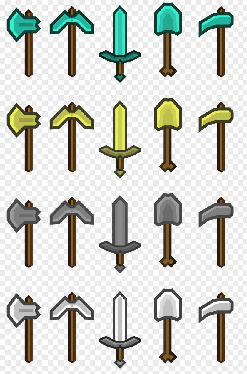 Shovel Minecraft Video Game Tool Clip Art PNG