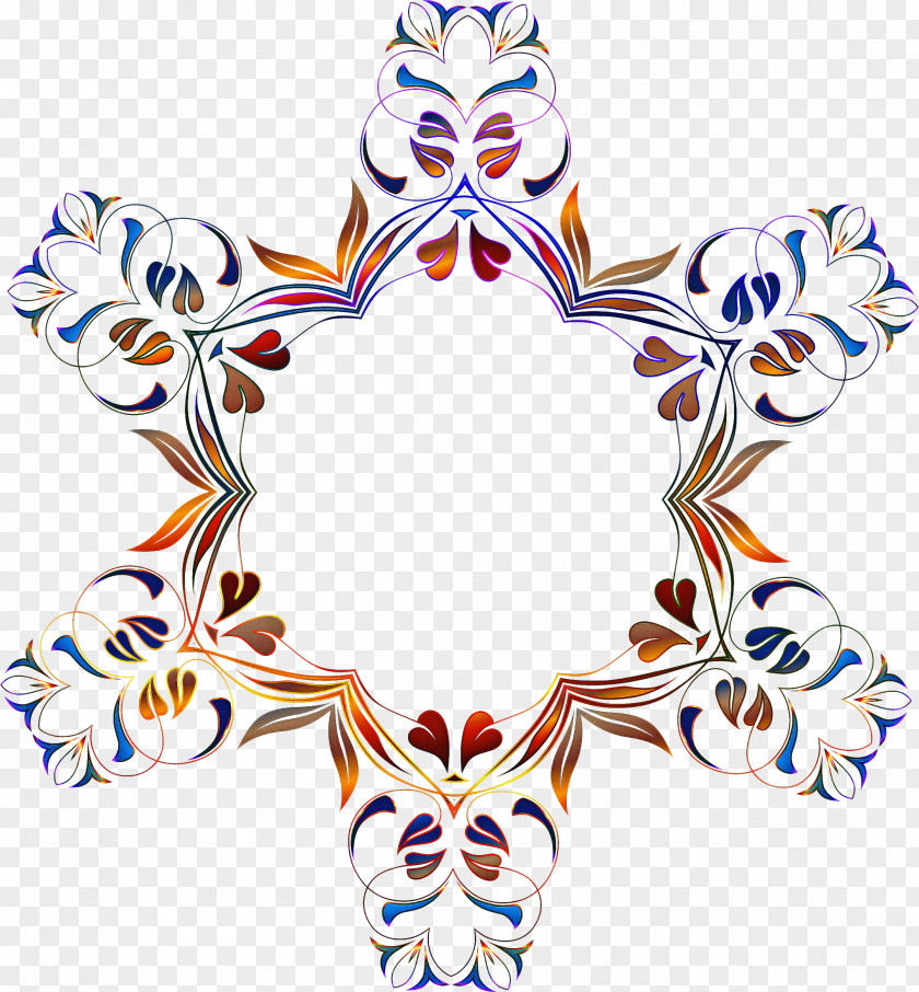 Symmetry Ornament Floral PNG