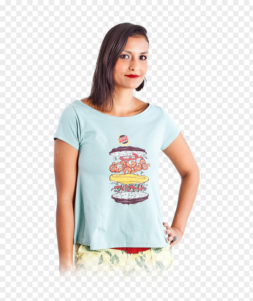 T-shirt Acarajé Fast Food Sleeve Shoulder PNG