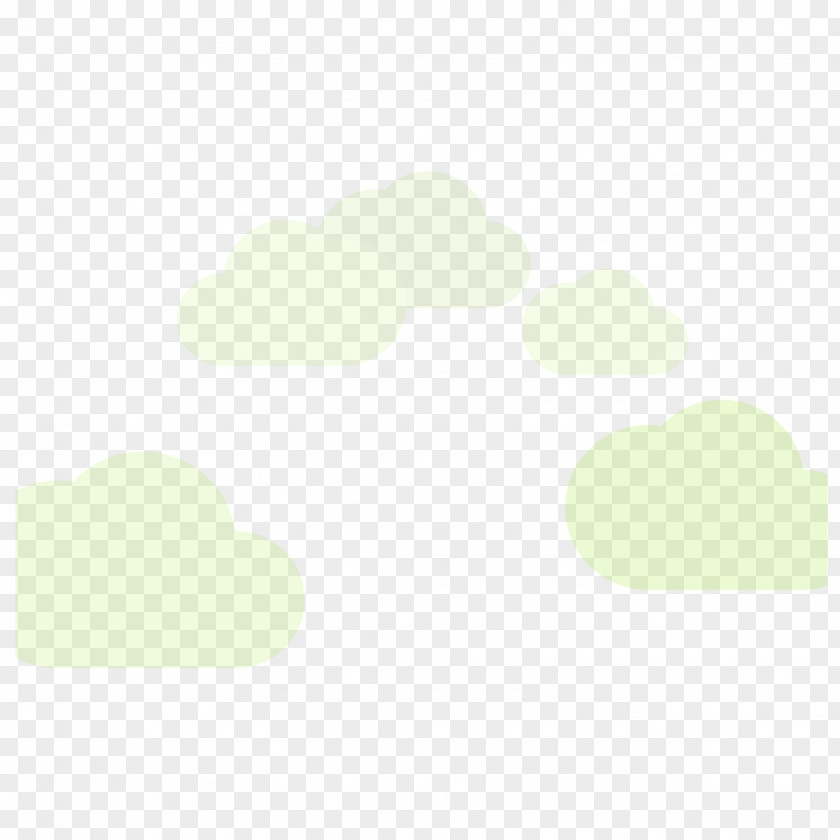 Vector Cloud Material Green Angle Pattern PNG