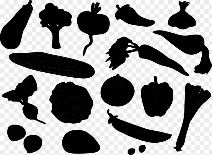 Vegetable Fruit Stencil Paper Pattern PNG