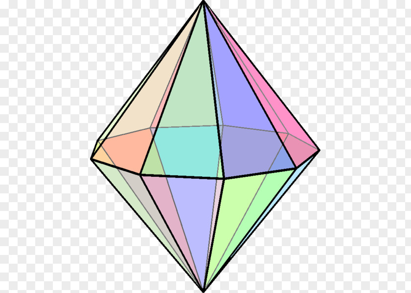 Alahly Watercolor Face Bipyramid Enneagonal Prism Triangle Polyhedron PNG