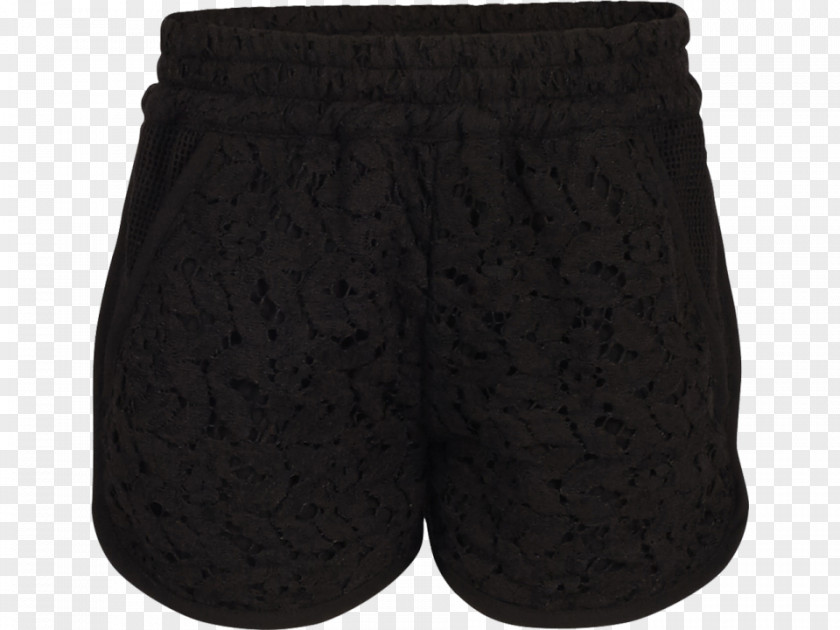 Black Lace Shorts M PNG