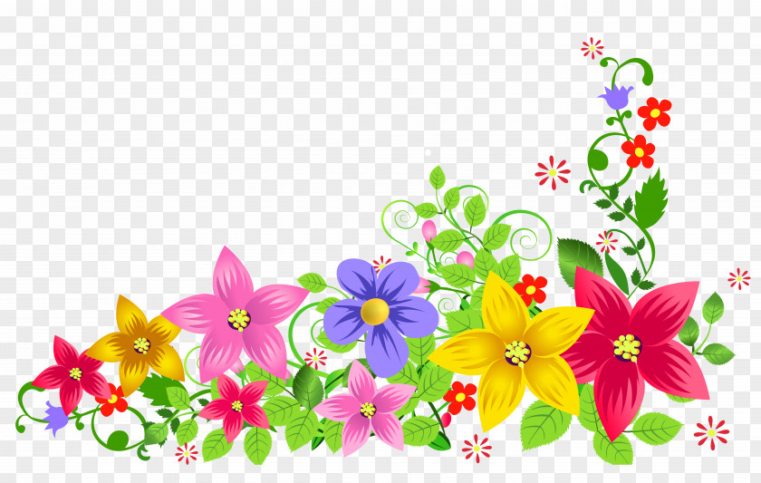 Floral Transparent Image Flower Clip Art PNG