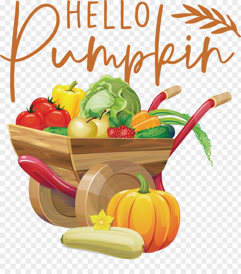 Hello Pumpkin Autumn Thanksgiving PNG