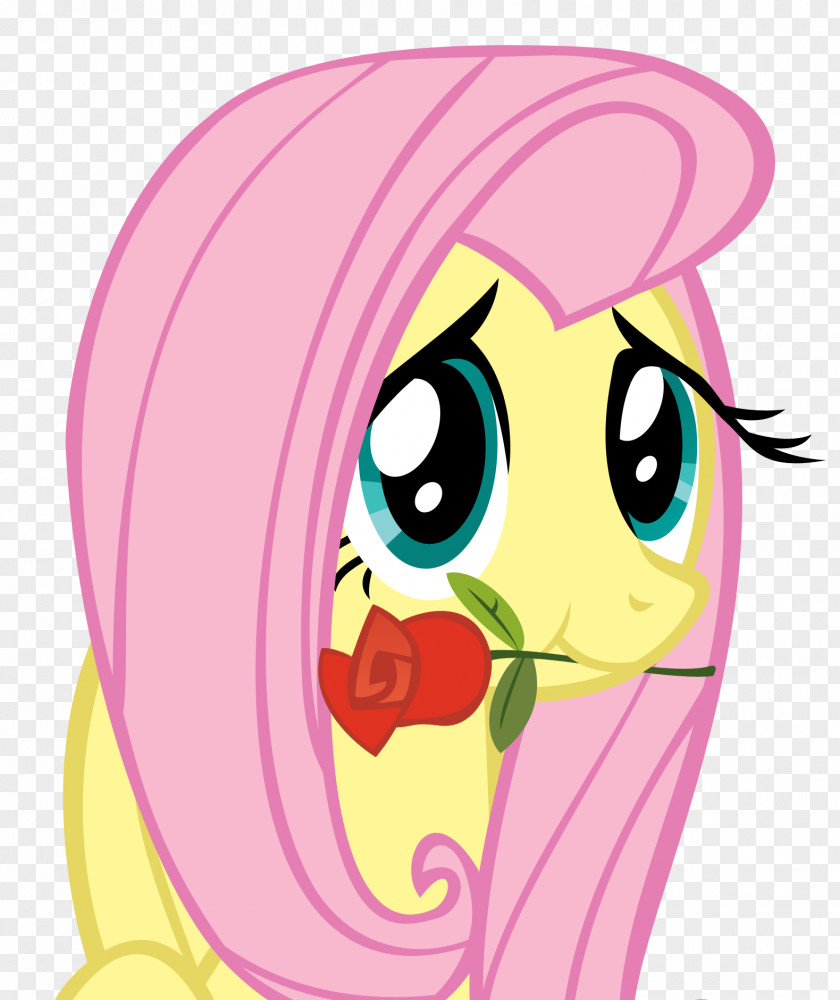 My Little Pony Fluttershy Rainbow Dash Rose PNG