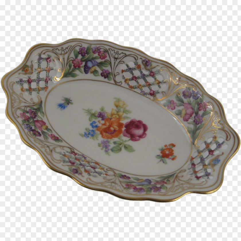 Plate Dresden Arzberg Porcelain Tableware PNG