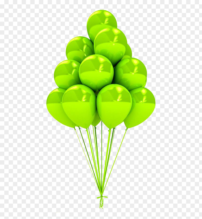 The Green Balloon PNG