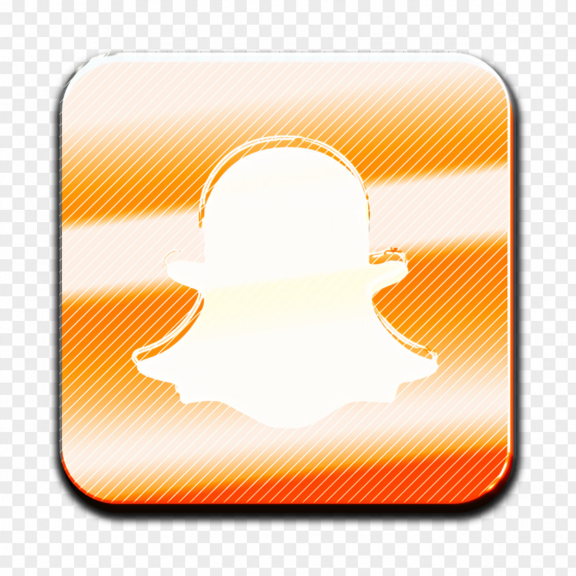 Yellow Orange Social Media Icon PNG