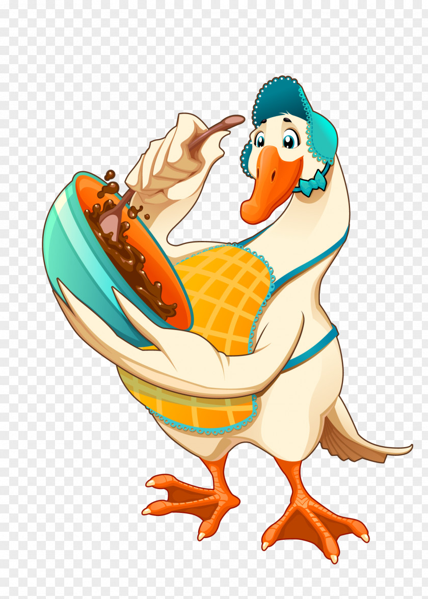 Do Dessert Goose Mothers Duck Cartoon Illustration PNG