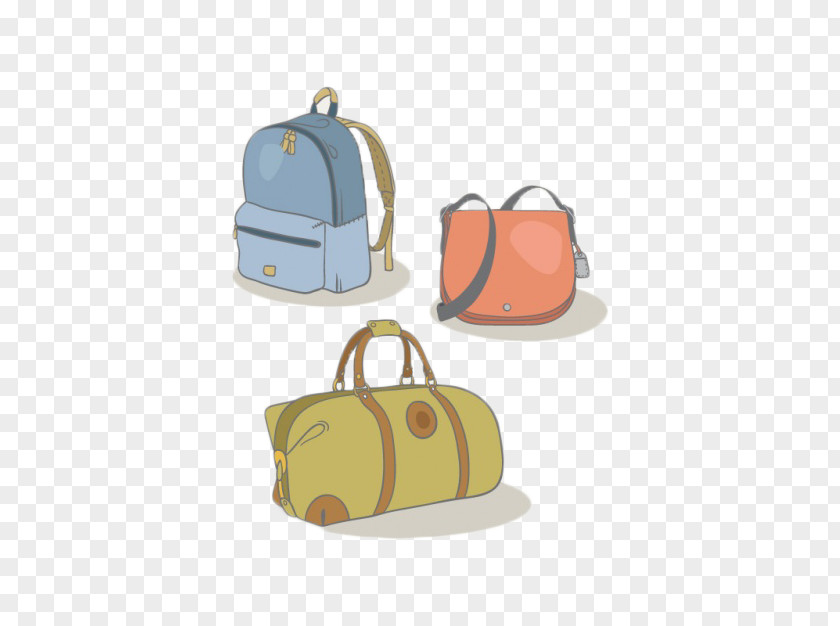 Simple Cartoon Cute Luggage Handbag Baggage Coin Purse PNG