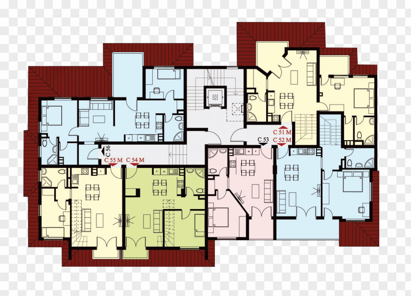 Apartment Floor Plan Sveti Vlas Building Storey PNG