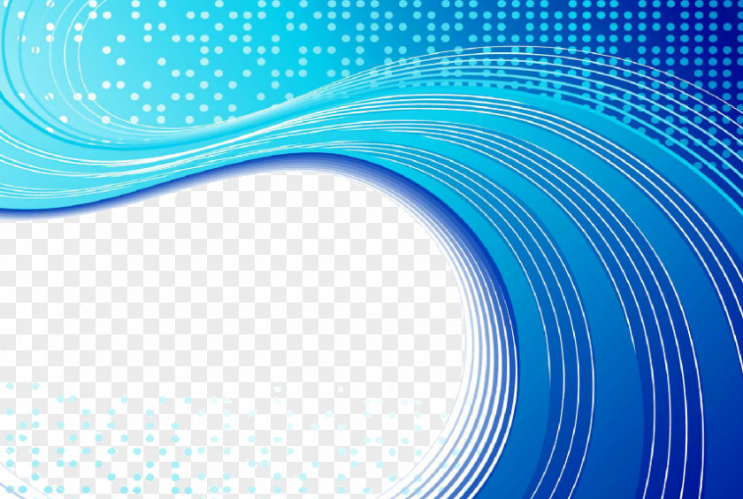 Blue Wave Green White Illustration PNG