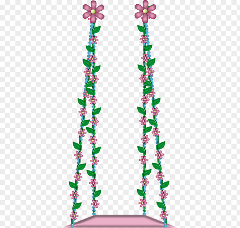 Columpio Swing Floral Design Flower Drawing PNG