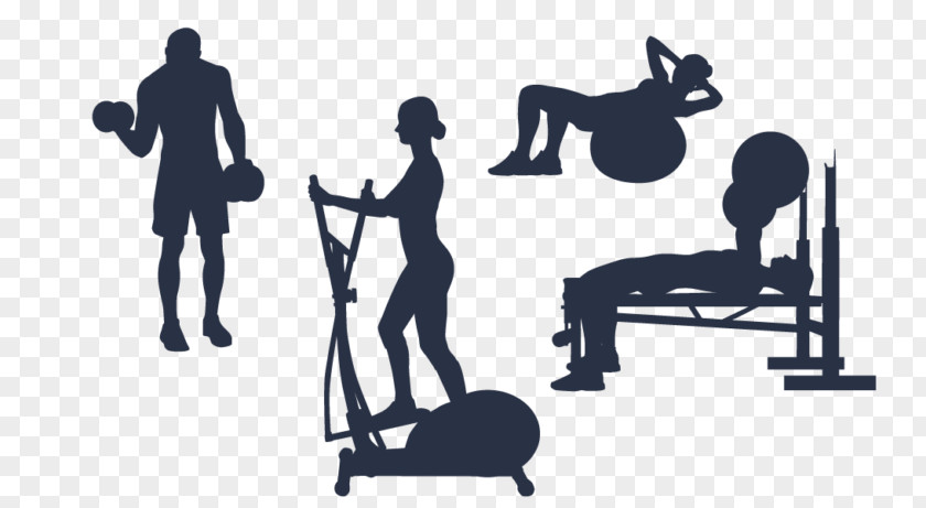 Fitness Studio Silhouette Centre Clip Art Physical PNG