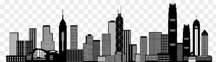 Hongkong Transparency And Translucency Skyline Vector Graphics Royalty-free Stock Illustration PNG
