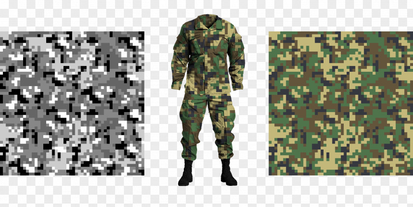 Military Camouflage Clothing Uniform PNG