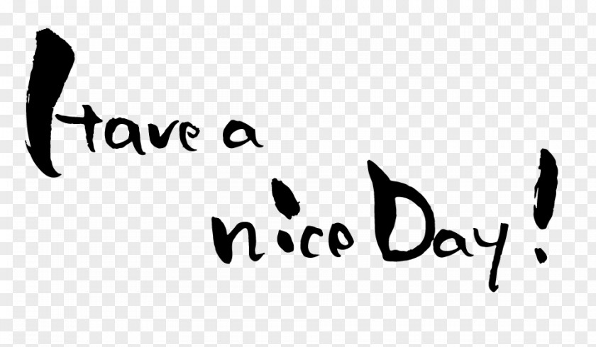 Nice Day Ink Brush English 暑中見舞い Writing System お見舞い PNG