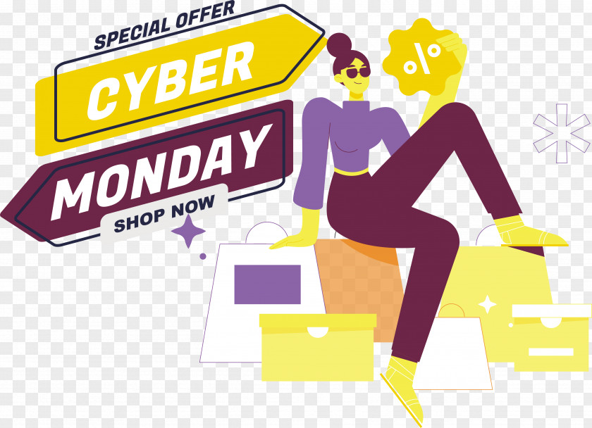 Cyber Monday PNG