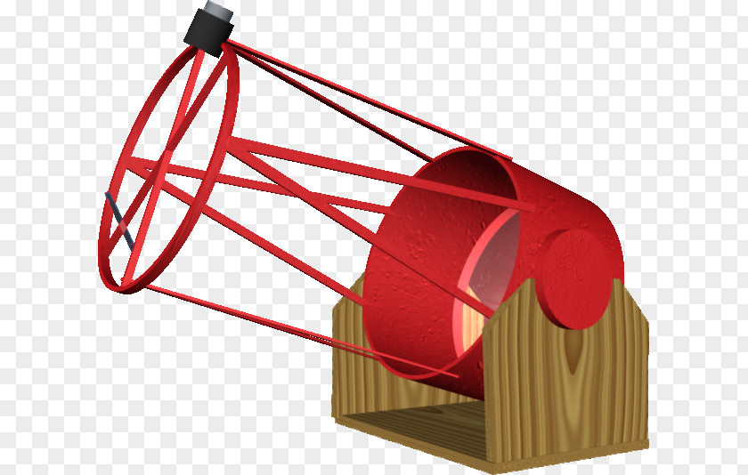 Homemade Telescopes Product Design Line RED.M PNG