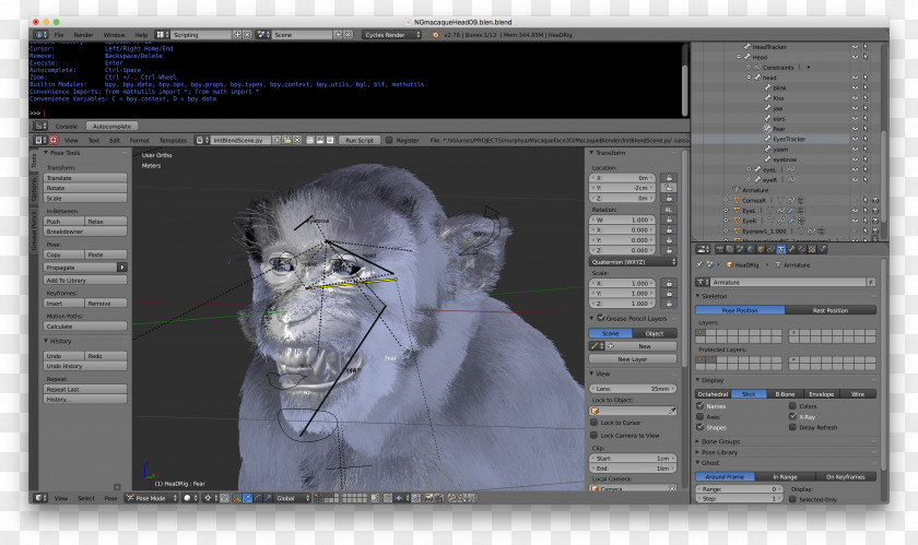 The Expression Of Blink Animation 3D Modeling Rendering Python Computer Graphics PNG