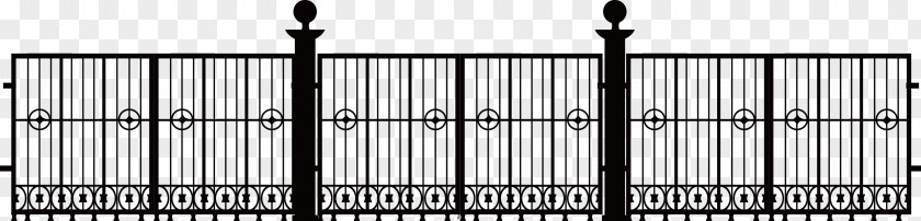 Black Fence And White Structure Font PNG