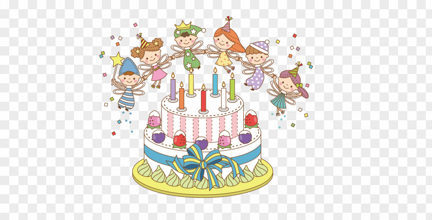 Happy Birthday Paper Cake Plate Party PNG
