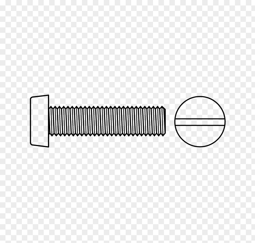 Self-tapping Screw Line Angle Font PNG