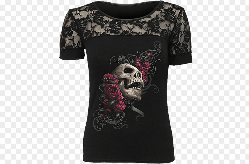 T-shirt Sleeve Lace Clothing PNG