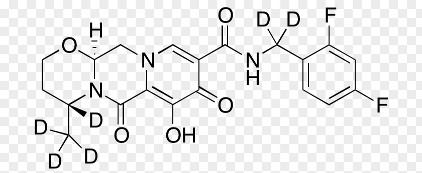 Bictegravir Methyl Violet Group Molecule Chemical Formula PNG