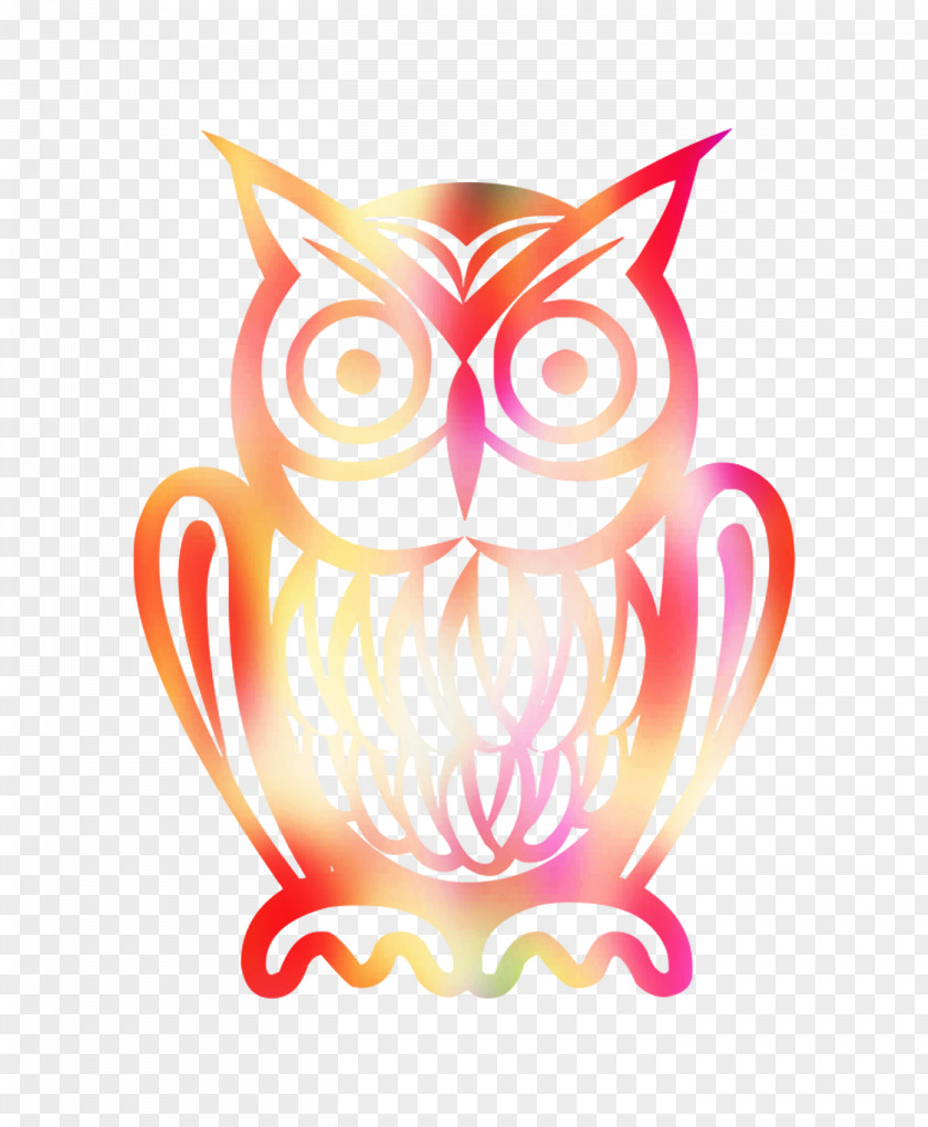 Owl Car Decal Bumper Sticker PNG