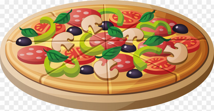 Pizza Chicago-style Salami Fast Food Pasta PNG