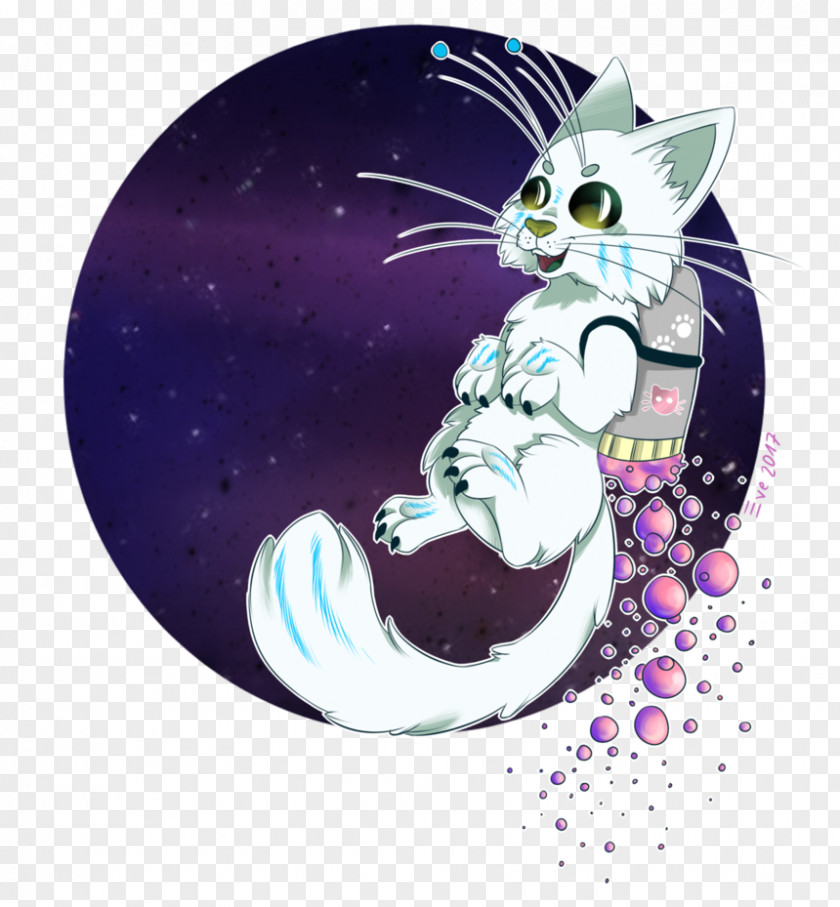 Space Cat Whiskers Desktop Wallpaper Cartoon PNG