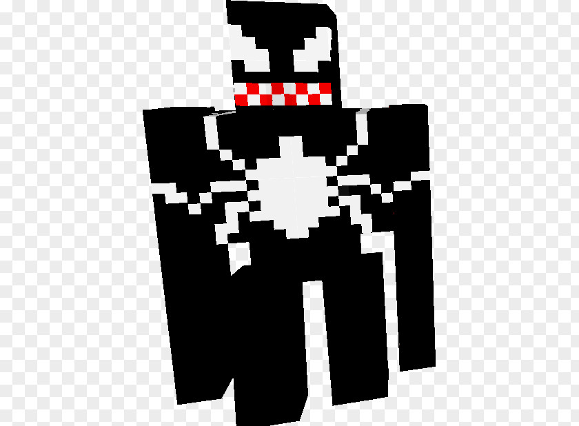 Venom Spiderman Minecraft: Pocket Edition Skin Spider-Man: Web Of Shadows Character PNG