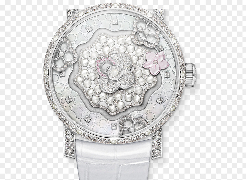 Hortensia Watch Chaumet Jewellery Complication Movement PNG