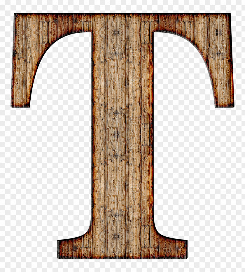 Wooden Capital Letter T PNG T, brown letter clipart PNG