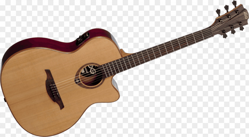 Lag B Omer Dreadnought Steel-string Acoustic Guitar PNG