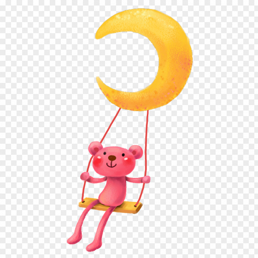Swing On The Bear Illustration PNG