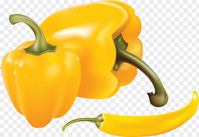 Yellow Pepper Image Bell Banana Chili Anaheim PNG