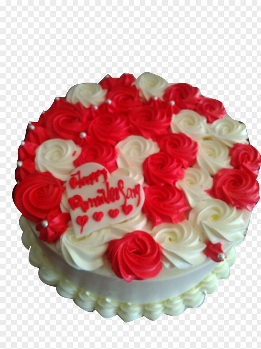 Cake Garden Roses Torte Fruitcake Red Velvet PNG