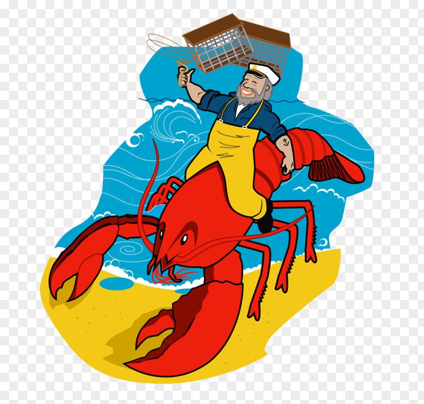 Lobster Clip Art Fishing Shore Dinner Hall Illustration PNG